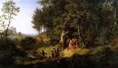 RICHTER_Adrian_Ludwig_Bridal_Procession_In_A_Spring_Landscape.webp