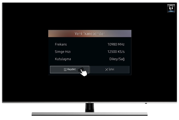 Samsung Tv tek kanal ekleme